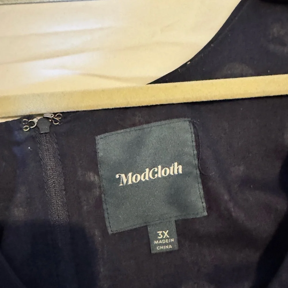ModCloth Navy Cats in Space Dress - Picture 2 of 5